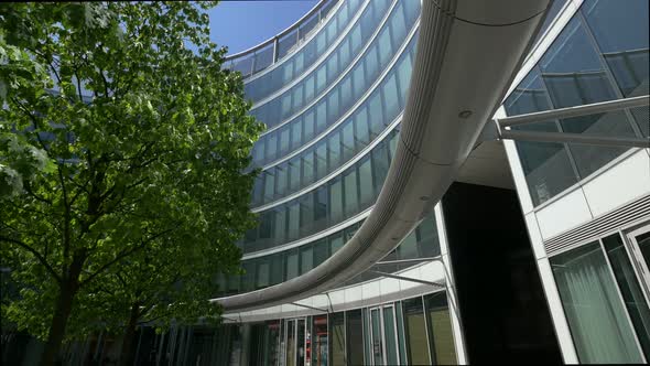 Low angle of the Regus Business Center, Warsaw