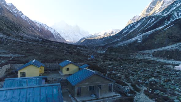 Origin of River Ganges Gaumukh Gangotri Glacier India