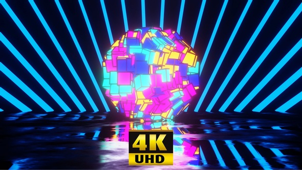 Sci Fi Abstract Sun Over The Ocean 4K alt