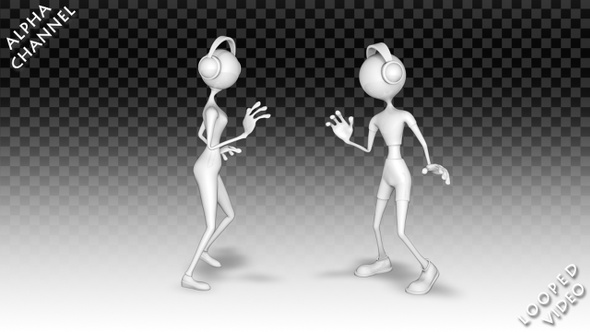 3D Man and Woman - Dance Disco Pack alt