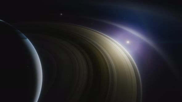 Saturn is a Huge Planet of the Solar System with Beautiful Rings
