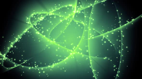 Green Particle Streaks