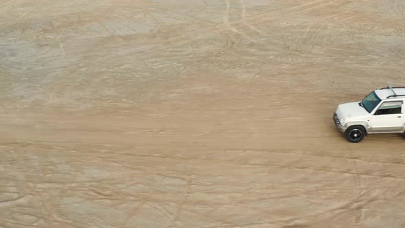 Aerial View of Traveling By Car alt