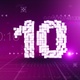 10 Second Digital Countdown Pink - VideoHive Item for Sale