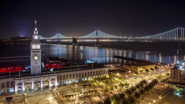 Bay Bridge San Francisco Time Lapse alt
