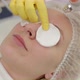 Cosmetology Facial Skin Care Treatment Cleaning. Beautician Hands At Work, Cleaning Skin With  - VideoHive Item for Sale