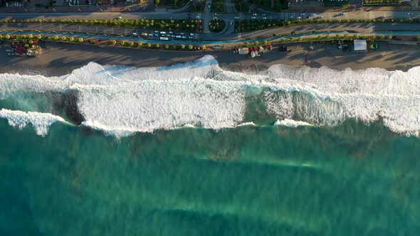 Traffic on the Embankment Aerial View alt