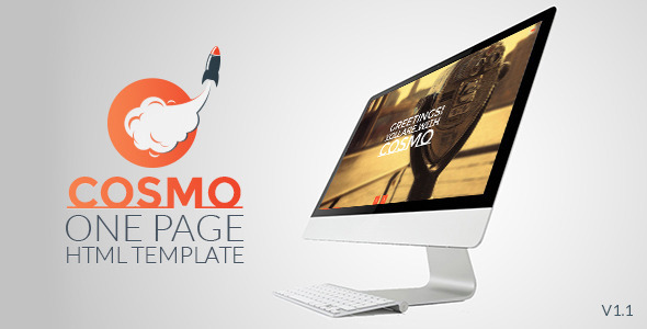 Incredible Cosmo - HTML5 One Page Template