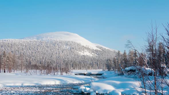 Winter Lake in Finland