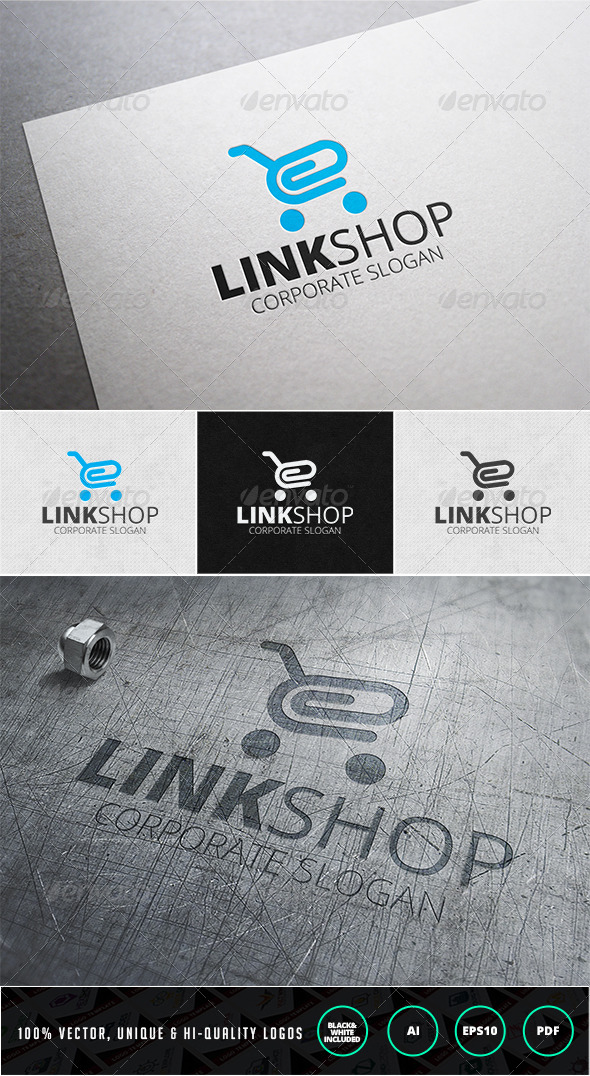 Link Shop Logo Template - Objects Logo Templates