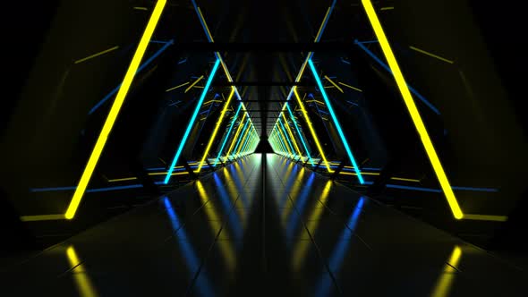 Abstract Tunnel Background 4K