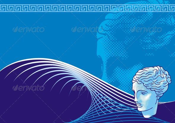 Venus head background - Backgrounds Decorative