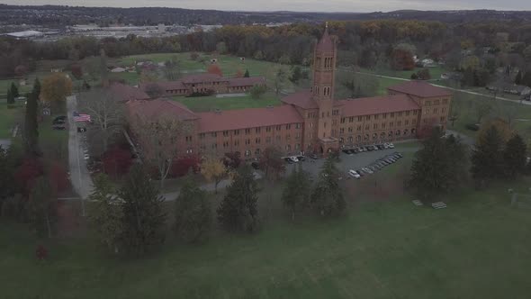 juvenile hall landscape aerial view alt