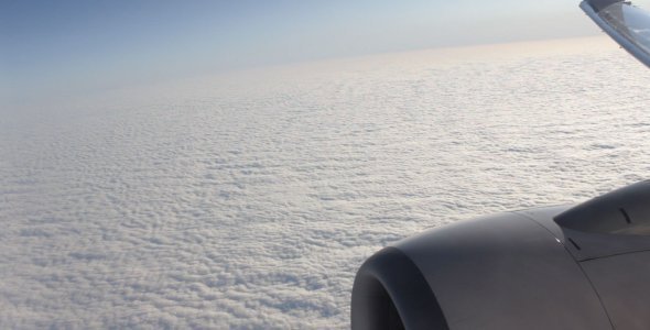 Aerial View from Plane Window - 03