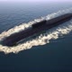 Submarine Floating in Ocean 4k - VideoHive Item for Sale