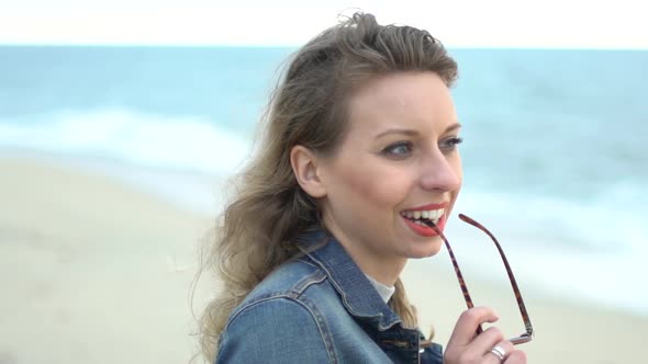 Girl on the Beach alt