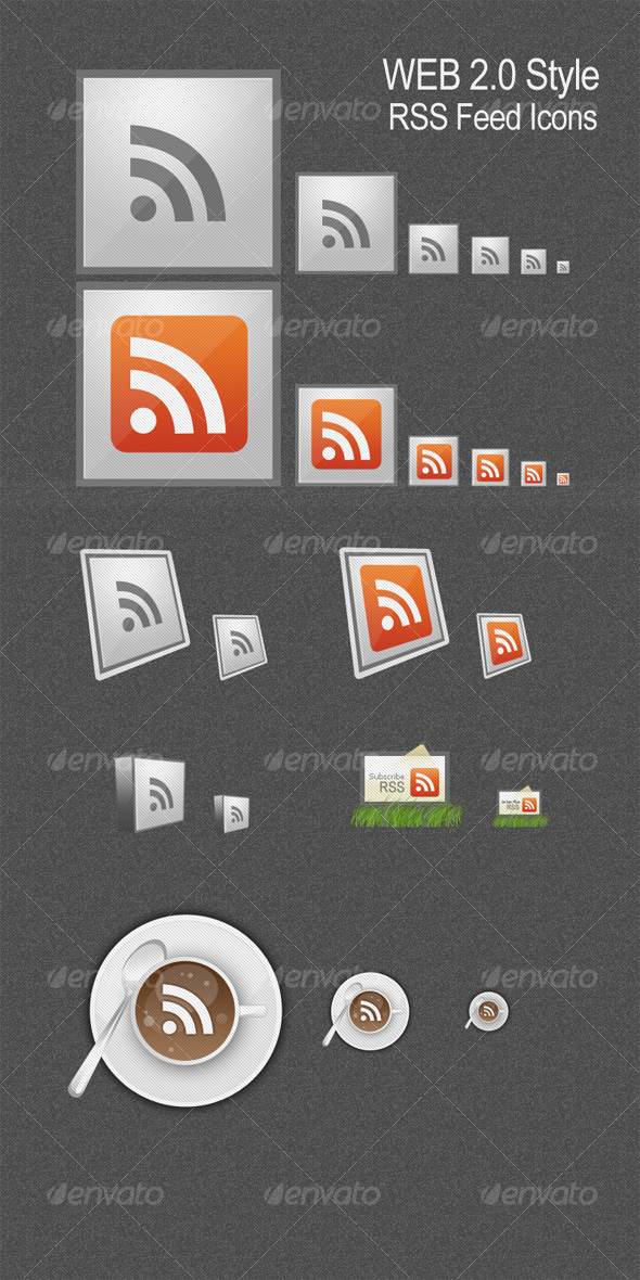 RSS Feed Icons - Web Icons