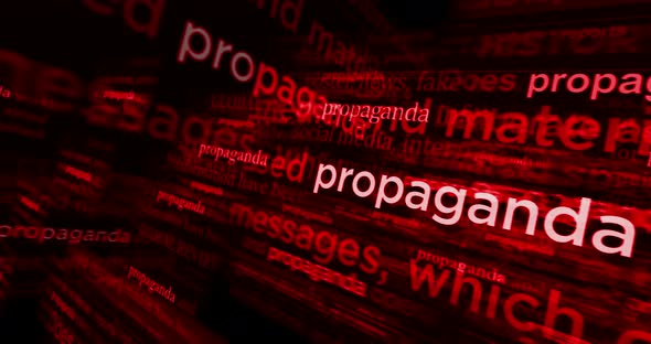 Headline news titles media with propaganda seamless looped alt