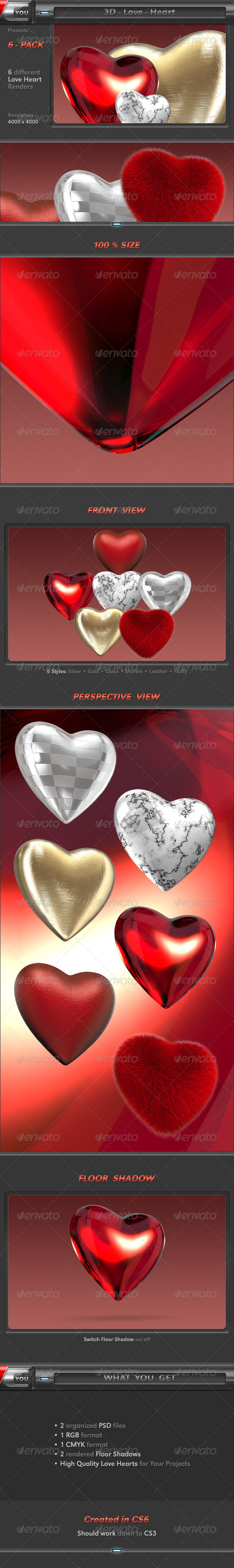 Heart - Objects 3D Renders