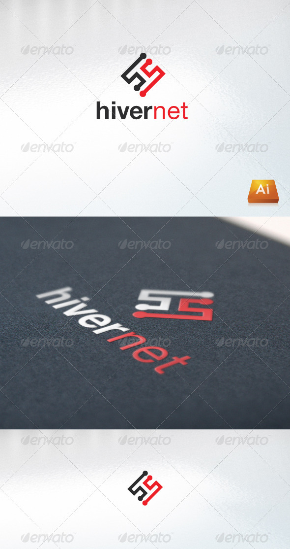 Hivernet - Letters Logo Templates