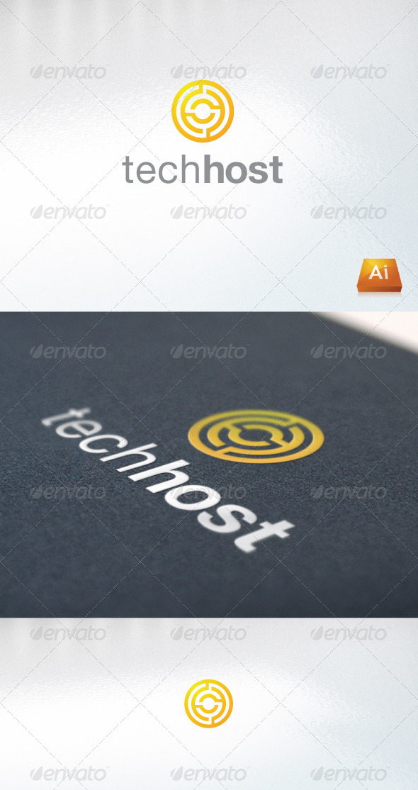 Techhost - Abstract Logo Templates