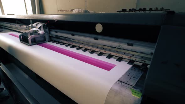 Industrial Printing Equipment at Workshop View