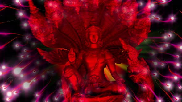 Psychedelic buddha