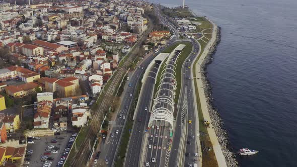 Istanbul Yavuz Sultan Selim Bridge Entrance Aerial View 8 alt