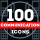 100 Communication Icons