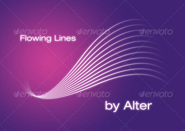 Flowing Lines - Tech / Futuristic Backgrounds