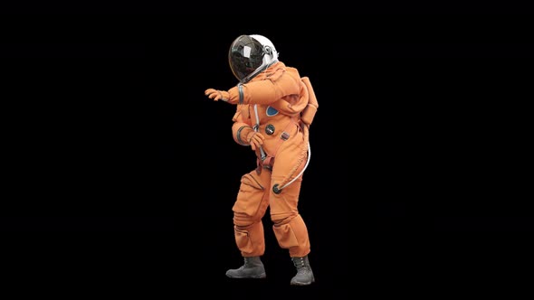 Astronaut`s Space Dance