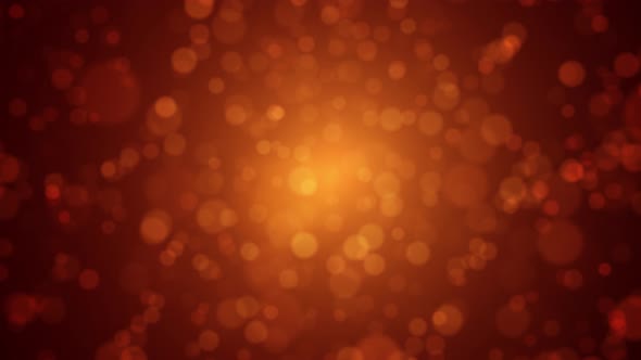 Soft Red-Gold Abstract Bokeh Holiday Background