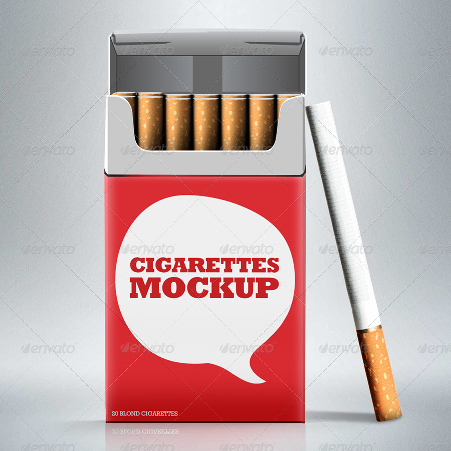 Download Cigarette Package Mock-Up by garhernan | GraphicRiver