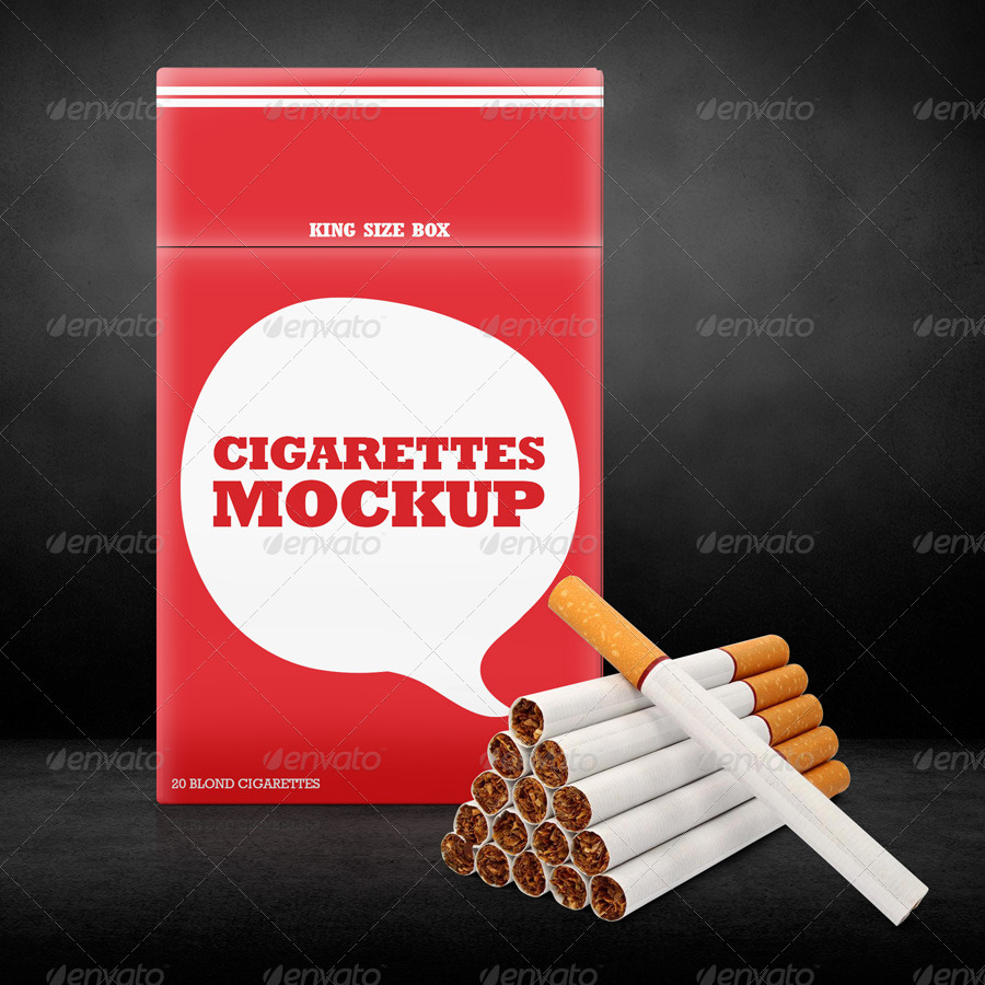 Cigarette Package Mock Up By Garhernan Graphicriver