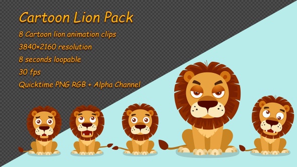 Cartoon Lion Pack