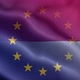EU Indonesia Flag Loop Background 4K