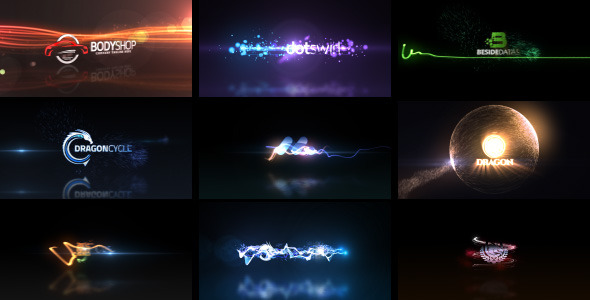 Quick Logo Sting Pack 04: Glowing Particles