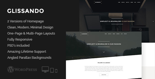 Glissando - Creative One Page Multipurpose Theme