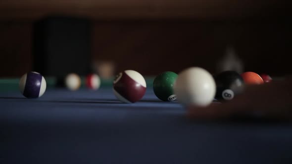 American Billiard Balls Move in Different Directions After Being Hit alt