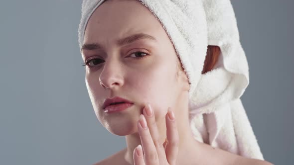 Acne Treatment Facial Cleansing Woman Face Skin alt