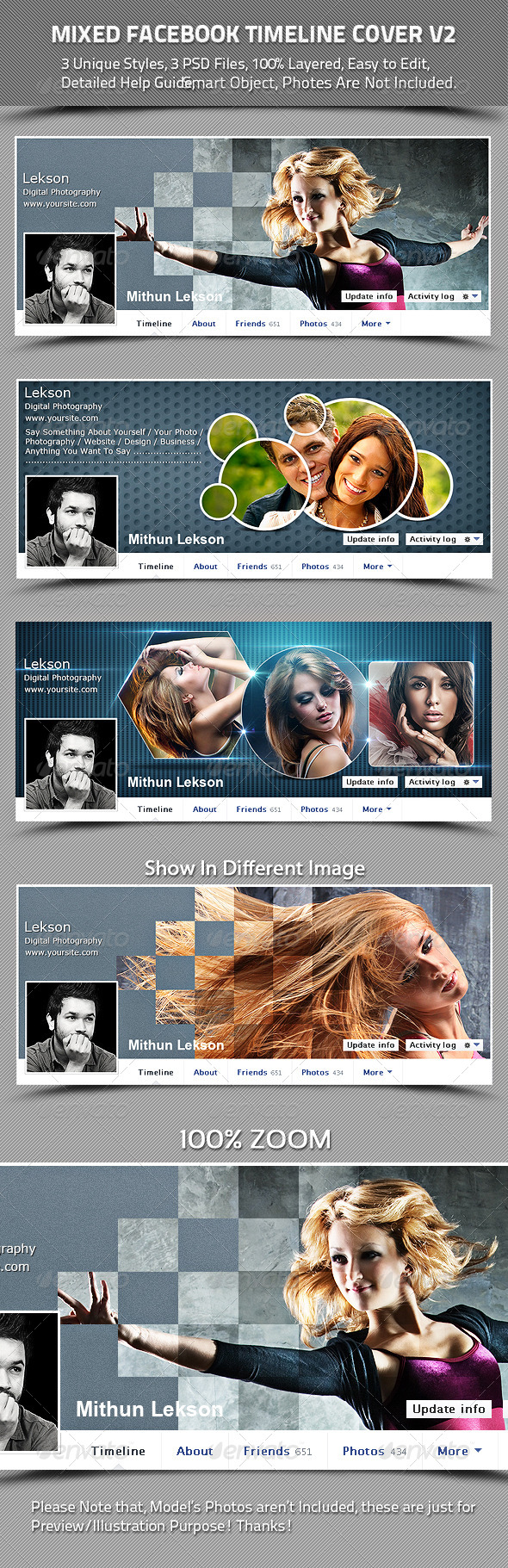 Mixed Facebook Timeline Cover V2 - Facebook Timeline Covers Social Media