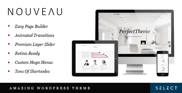 Nouveau - Multi-Purpose Retina WordPress Theme - Creative WordPress