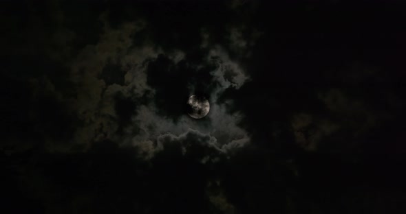 Full Moon Hidden Clouds 03