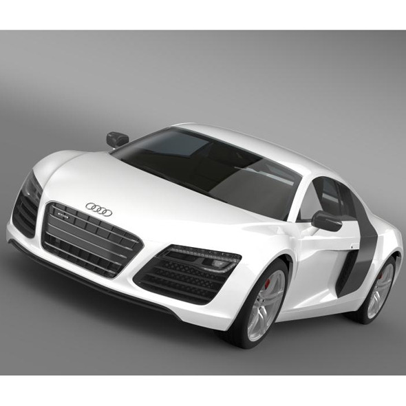 Audi r8 2013 - 3Docean 7512570