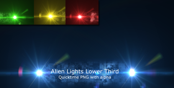 Alien Lights Lower Third by MileChainsaw | VideoHive