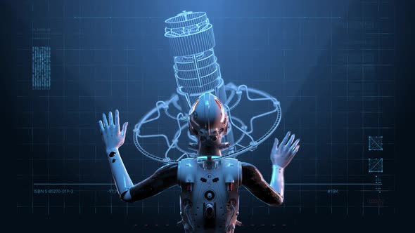 sci-fi woman robot alt