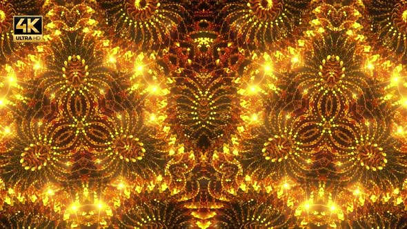 Golden Kaleidoscope Ver 11 4K alt