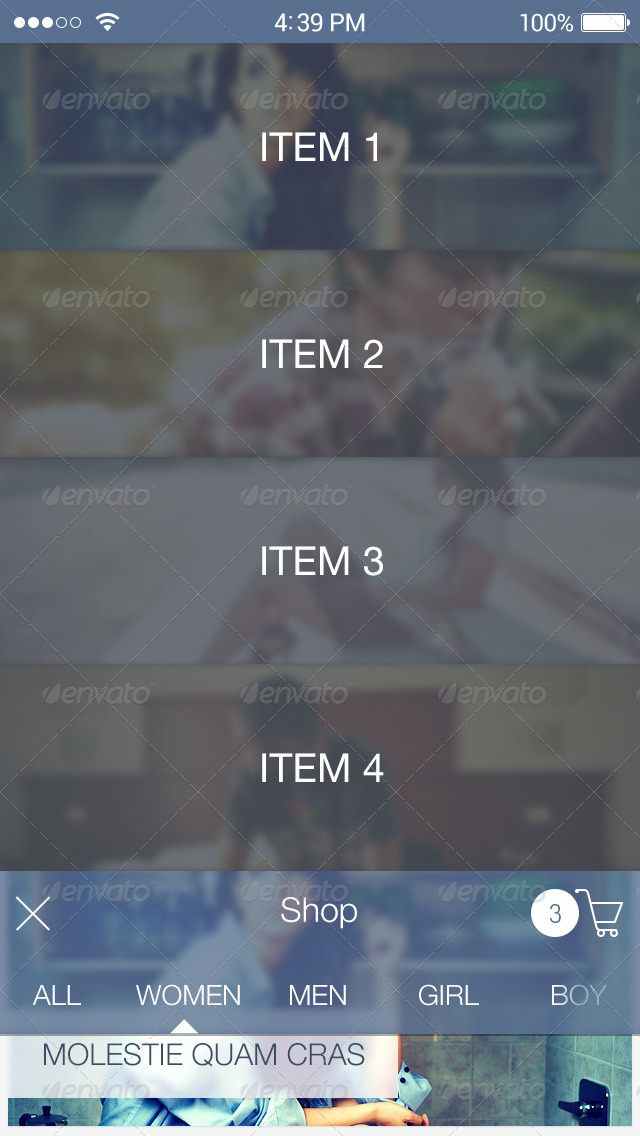 7 v.1 - Mobile UI Kit, Web Elements | GraphicRiver