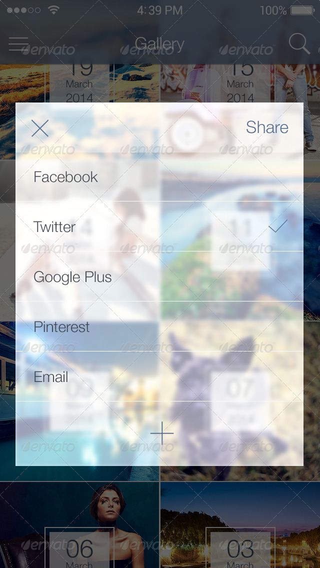 7 v.1 - Mobile UI Kit, Web Elements | GraphicRiver