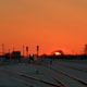 Sunset at a Train Station - VideoHive Item for Sale